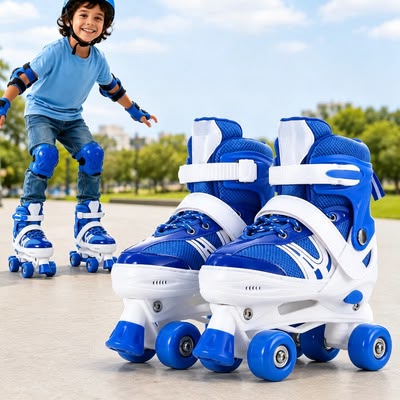 Patines Ajustables para Niños Azul